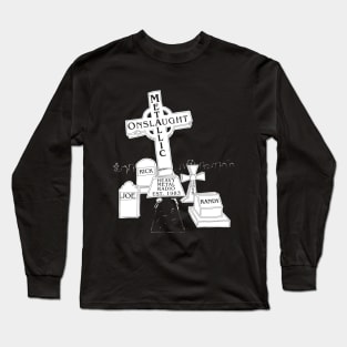 Metallic Onslaught Graveyard Long Sleeve T-Shirt